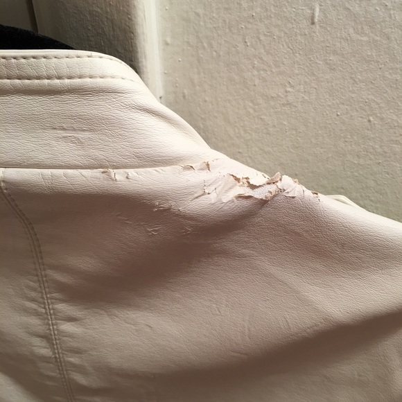 White Bebe moto jacket - Picture 3 of 3